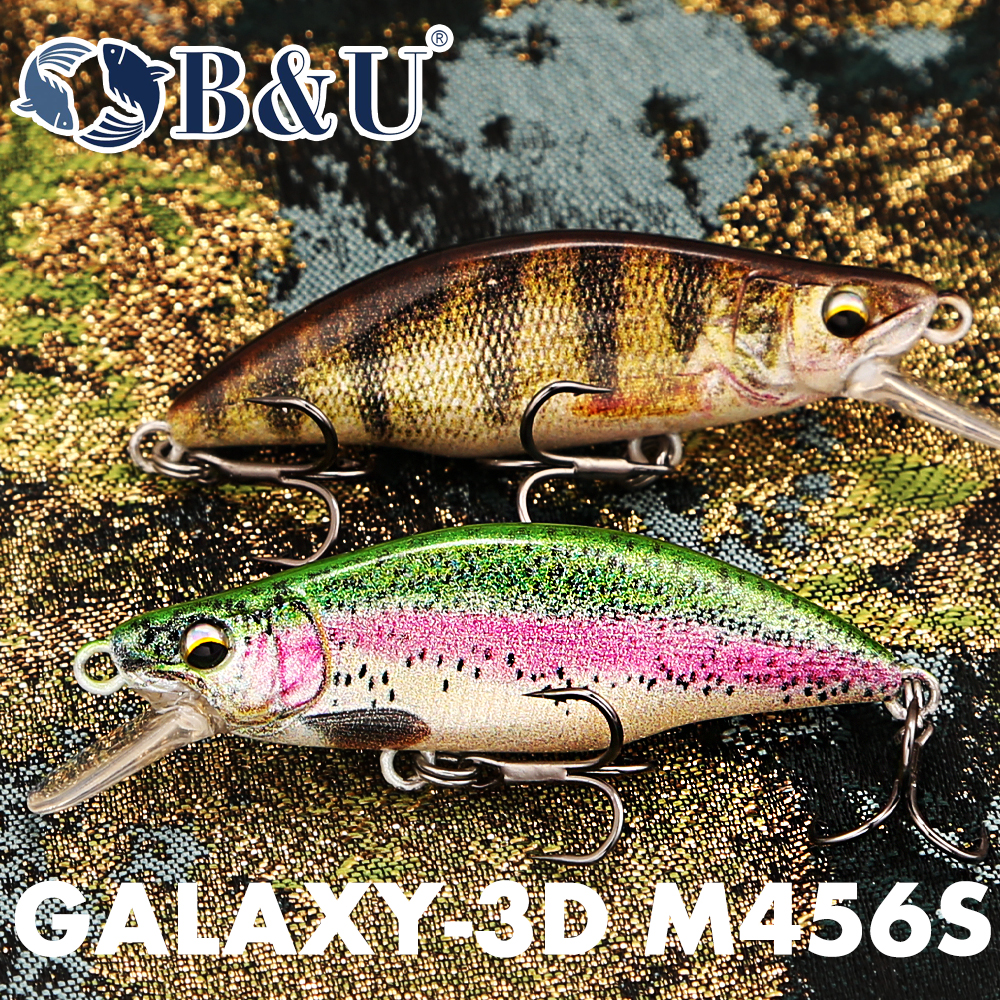 Fishing Hook Assortment - B&U Trout Pattern Hard Bait Sinking