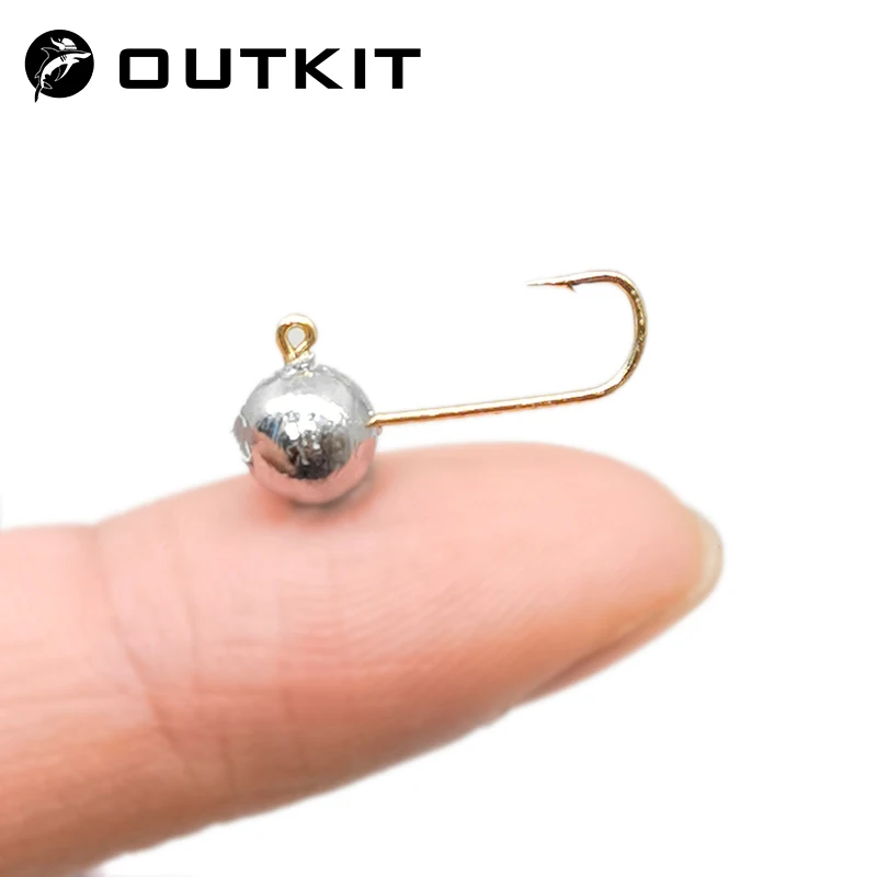 OUTKIT 10pcs Mini Jig Head Hoo – обзор и цена Fishing Hook Offset