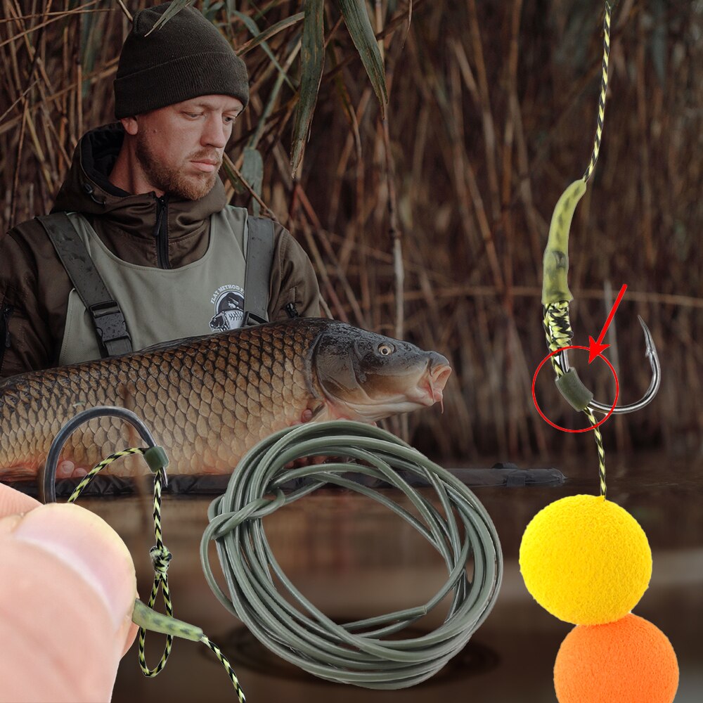 Carp Fishing Silicone Tube For – обзор и цена Fishing Hook Size