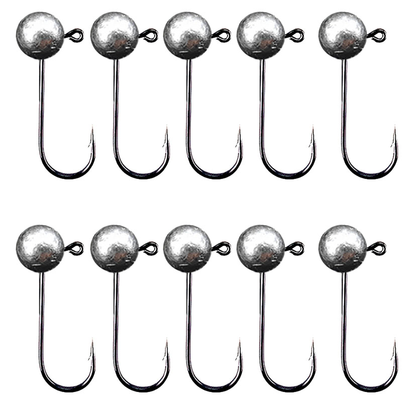 10pcs/lot Jig Head Fishing Hoo – обзор и цена Fishing Hook Offset