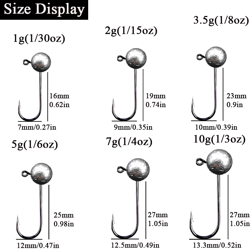 10pcs/lot Jig Head Fishing Hoo – обзор и цена Fishing Hook Offset
