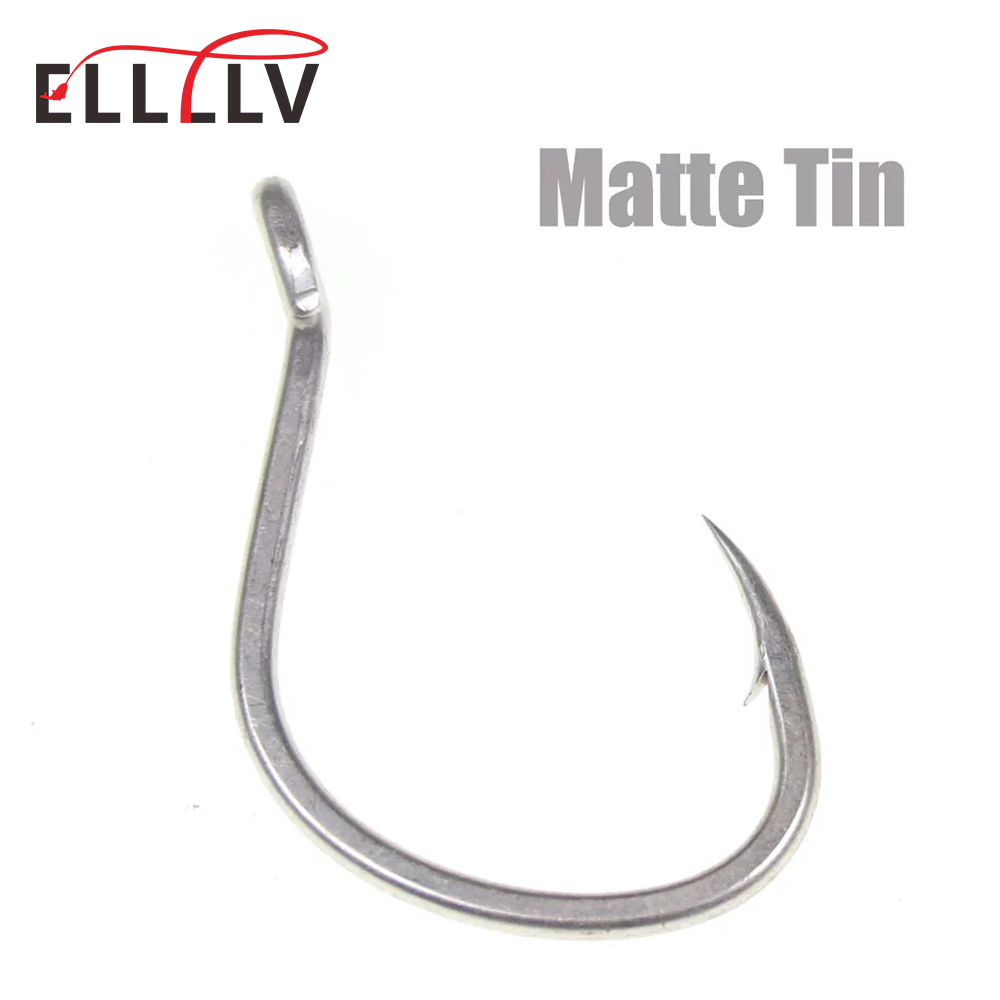10pcs Matte Tin Anti-rust Salt – обзор и цена Fishing Hook Offset