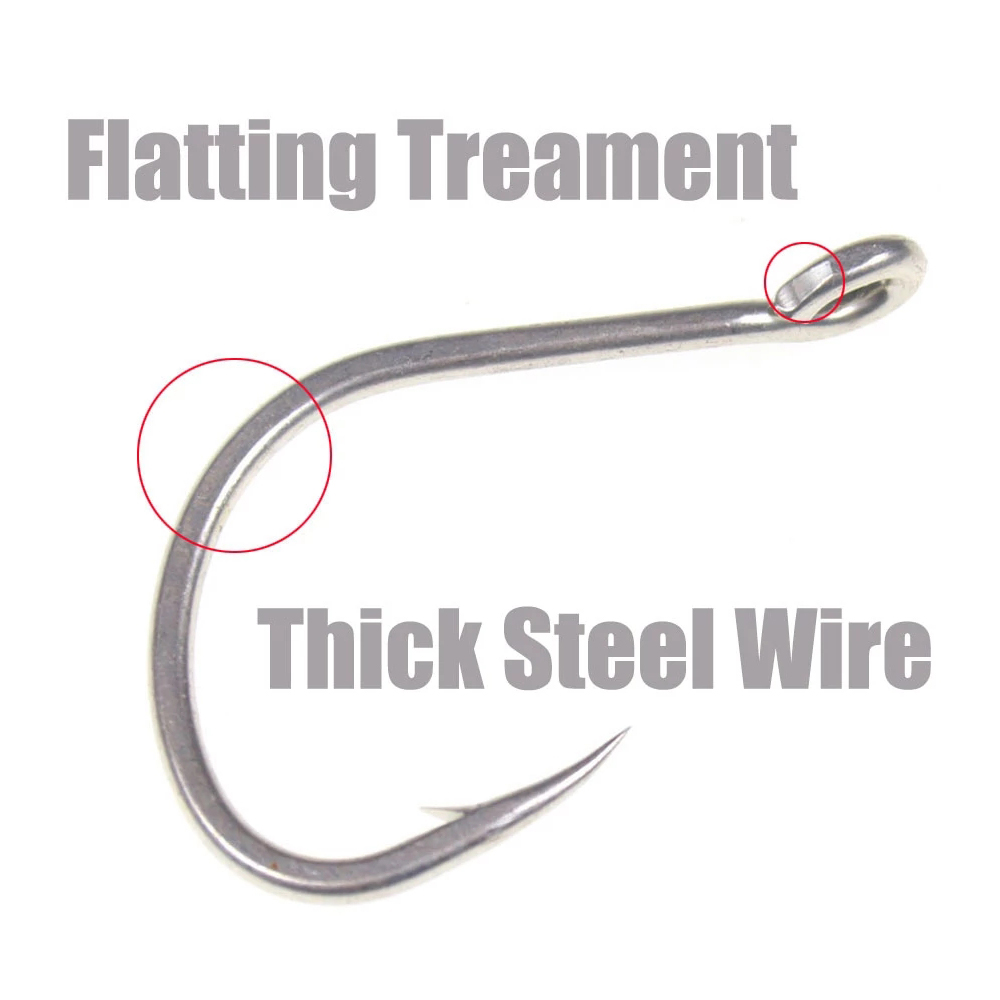 10pcs Matte Tin Anti-rust Salt – обзор и цена Fishing Hook Offset