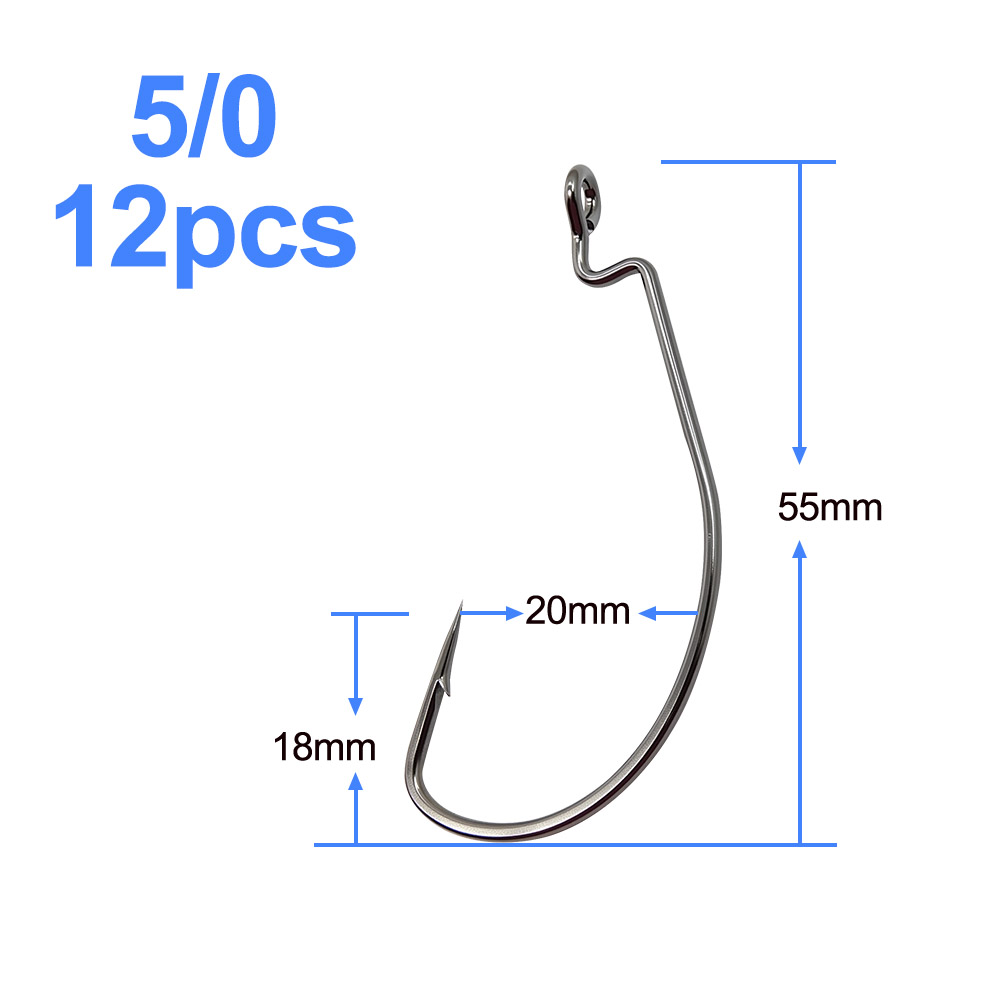 ESFISHING Offset Hook Carbon S – обзор и цена Fishing Hook Offset