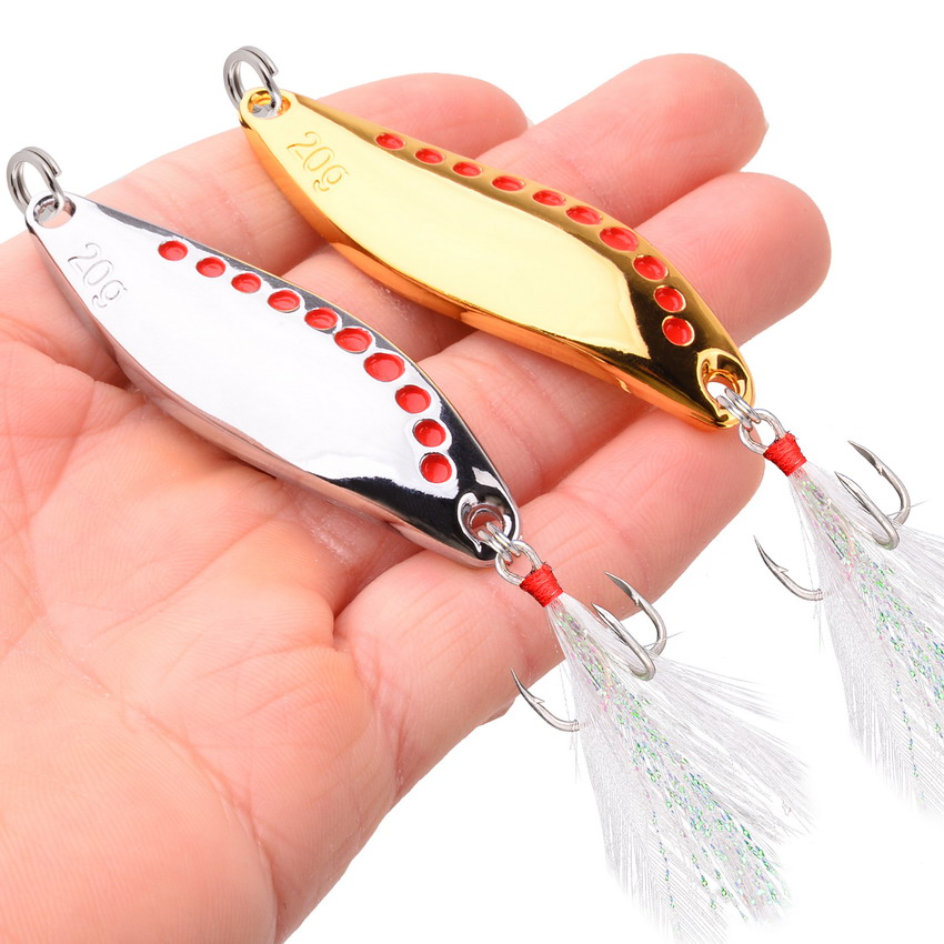 8PCS/Set Lure Metal Spinner Sp – обзор и цена Fishing Hook Treble