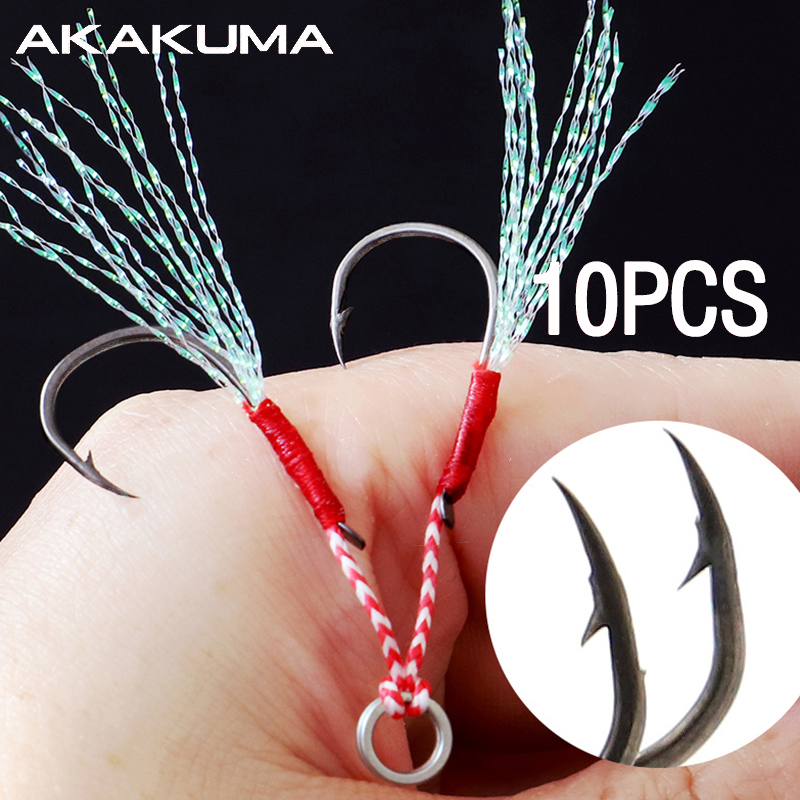 10Pcs Fishing Hooks Single Hoo – обзор и цена Fishing Hook Assortment