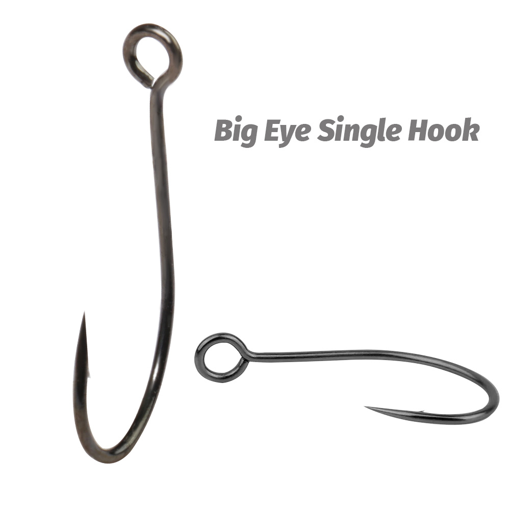 20PCS Big Ring Single Hooks 2# – обзор и цена Fishing Hook Circle