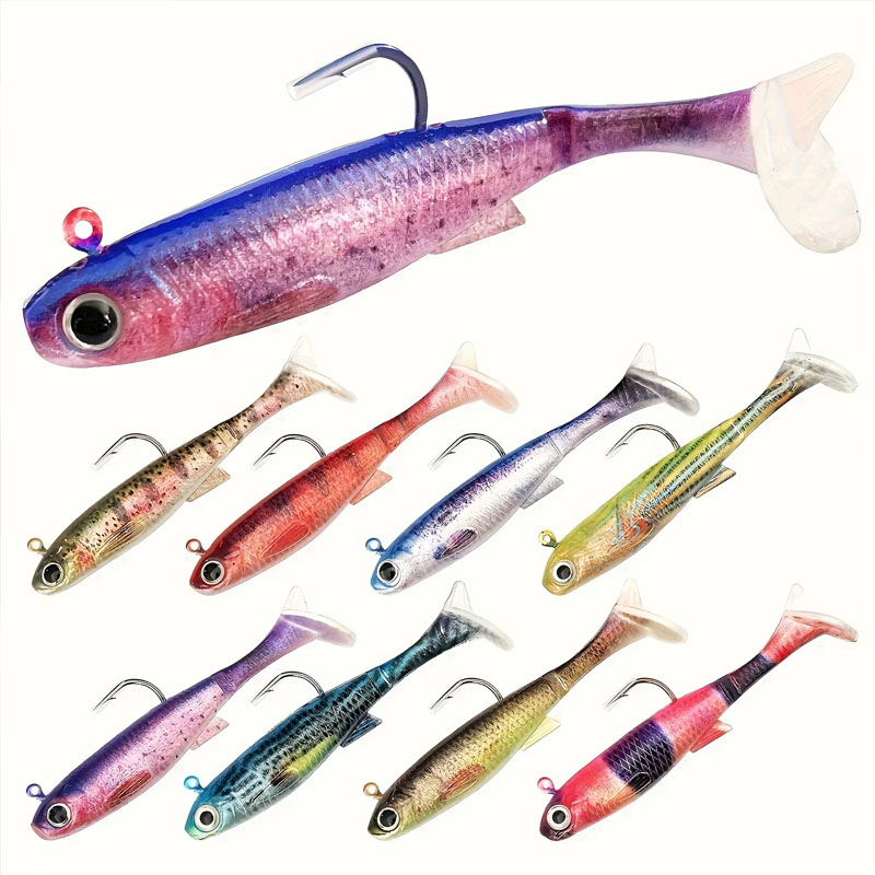 Pre-Rigged Sea Bass Lure | 3-P – обзор и цена Fishing Hook Weedless