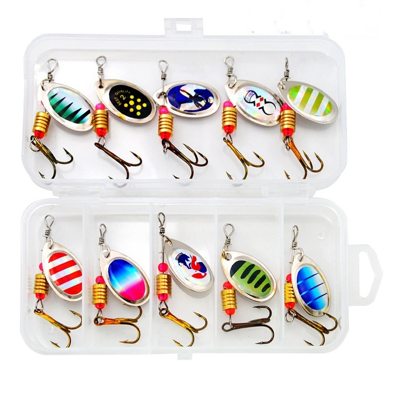 Fishing Lure Spinner Rotation  – обзор и цена Fishing Hook Treble