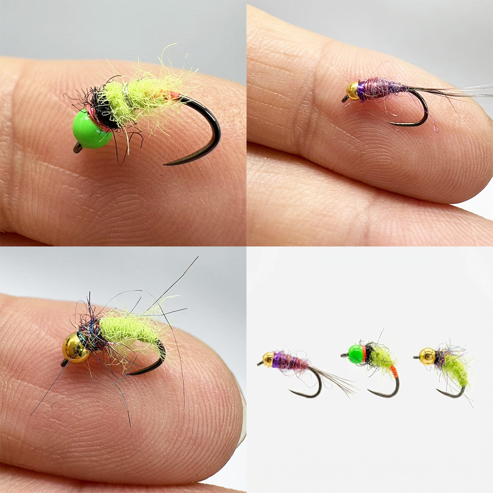 6/12Pcs Mixed Wet Nymph Fly Fi – обзор и цена Fishing Hook Assortment