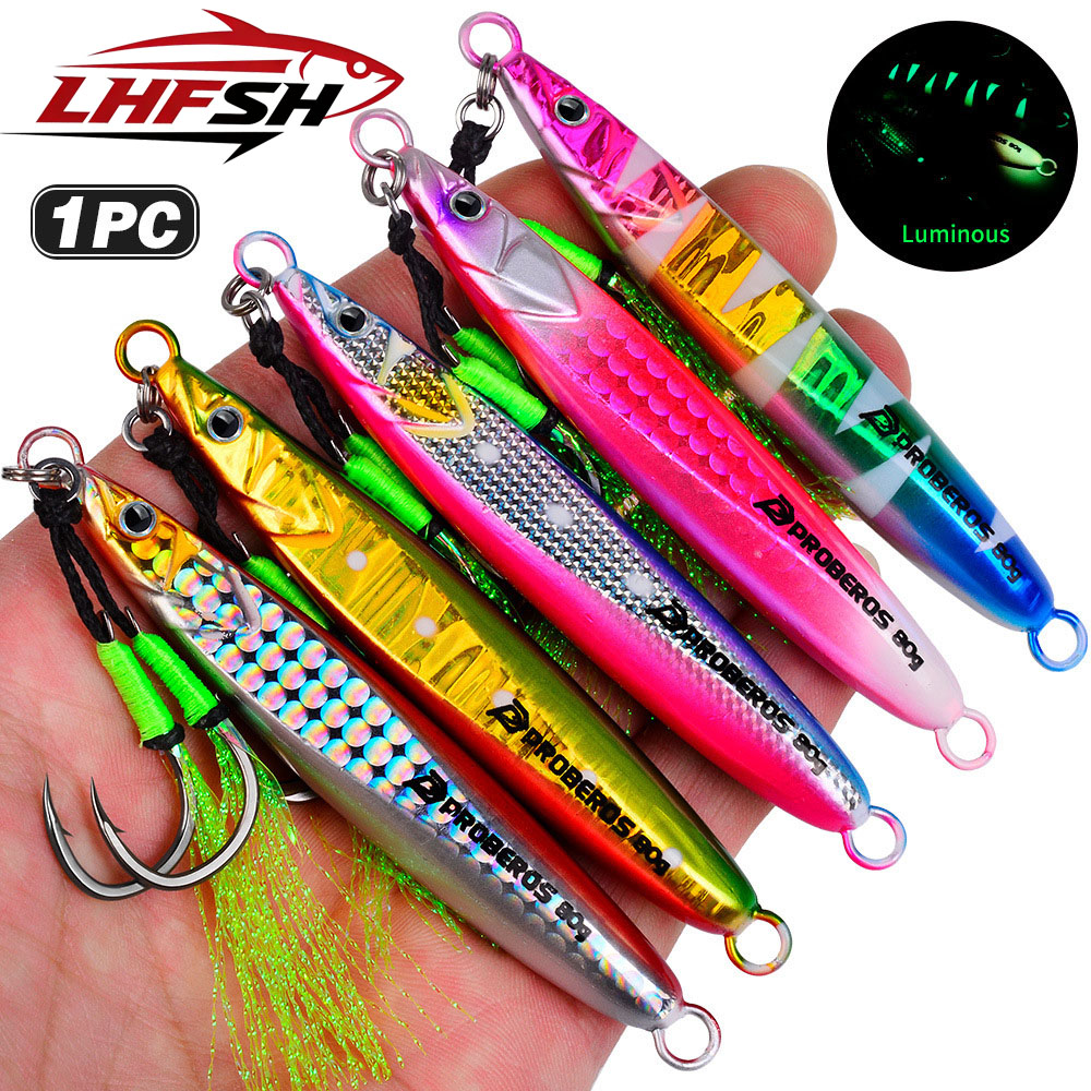 LHFSH Luminous Metal Jig Fishi – обзор и цена Fishing Hook Treble