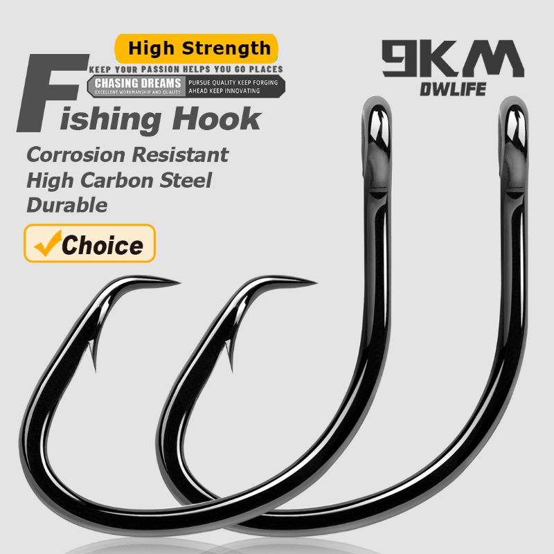 9KM Circle Hooks 25~50Pcs Salt – обзор и цена Fishing Hook Circle