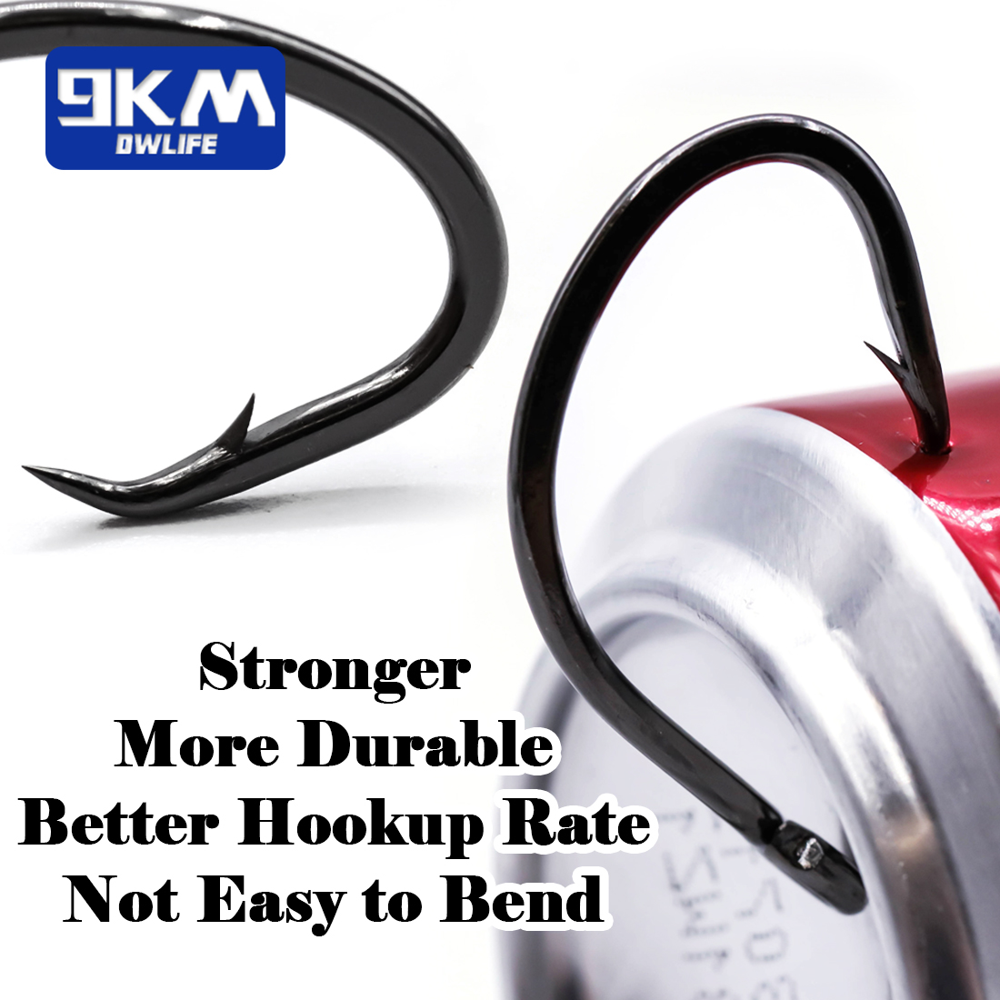 9KM Circle Hooks 25~50Pcs Salt – обзор и цена Fishing Hook Circle