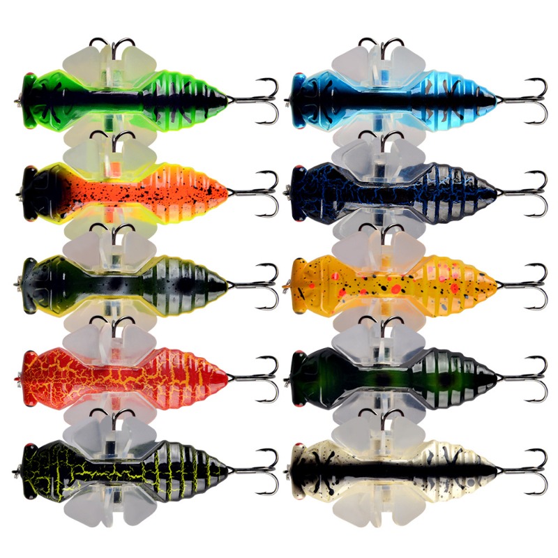 1pc Topwater Spinning Tractor  – обзор и цена Fishing Hook Treble