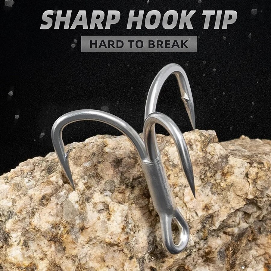Fishing Treble Hooks High Carb – обзор и цена Fishing Hook Offset