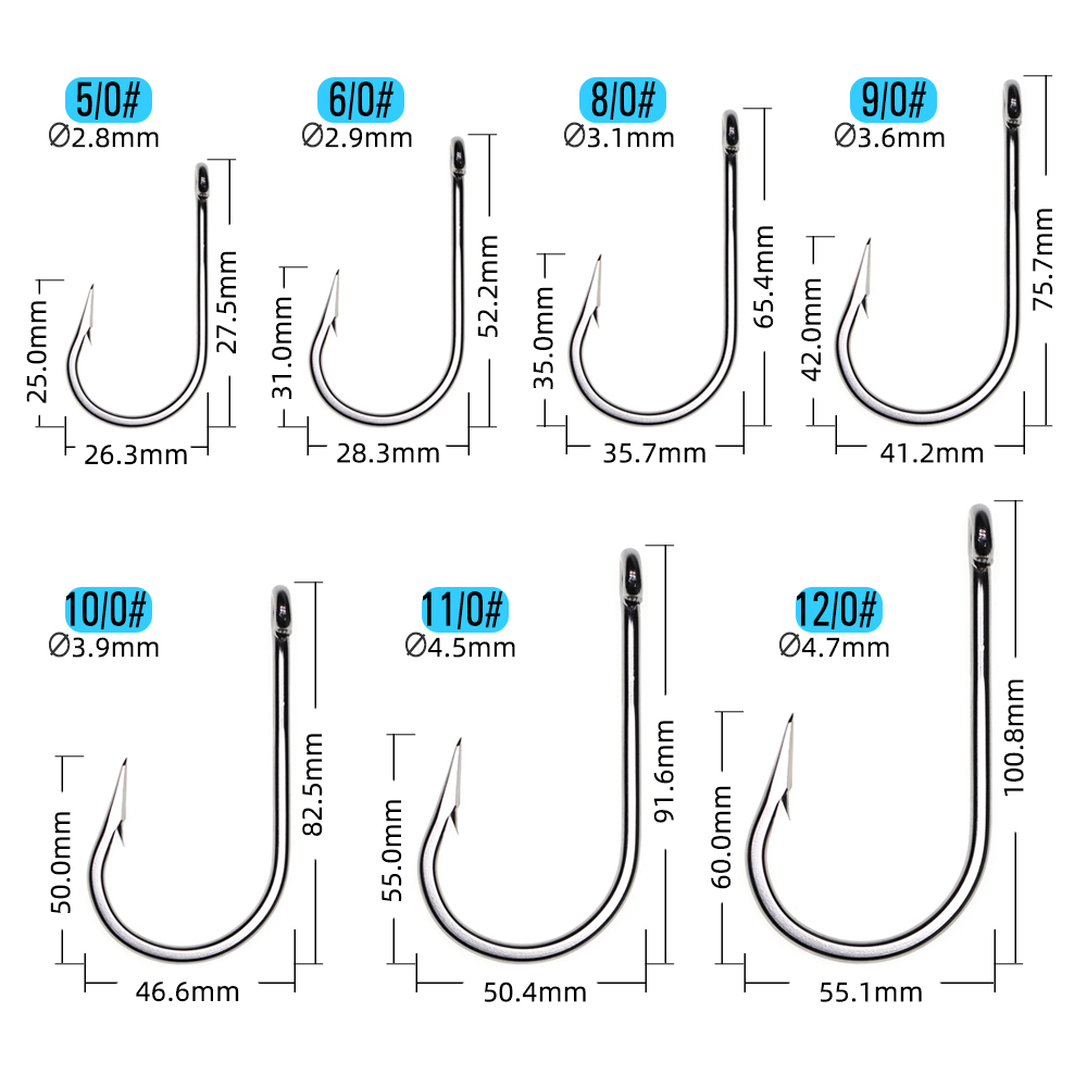 ICERIO Saltwater Anti Corrosio – обзор и цена Fishing Hook Assortment