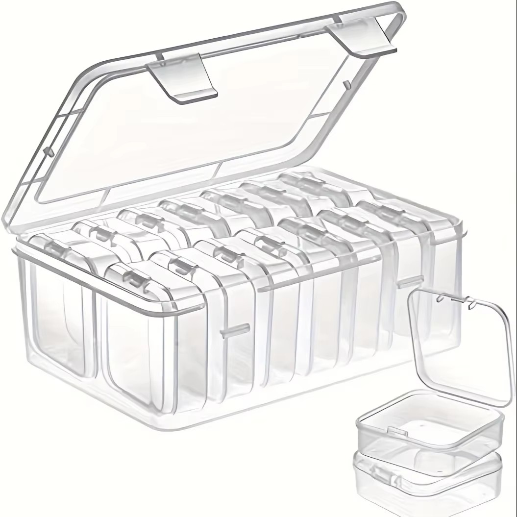 14Pieces  Clear Plastic Storag – обзор и цена Fishing Hook
