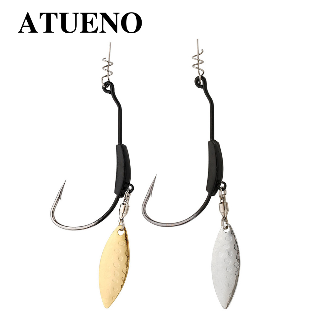 ATUENO 4pcs Offset Fishing Hoo – обзор и цена Fishing Hook Offset