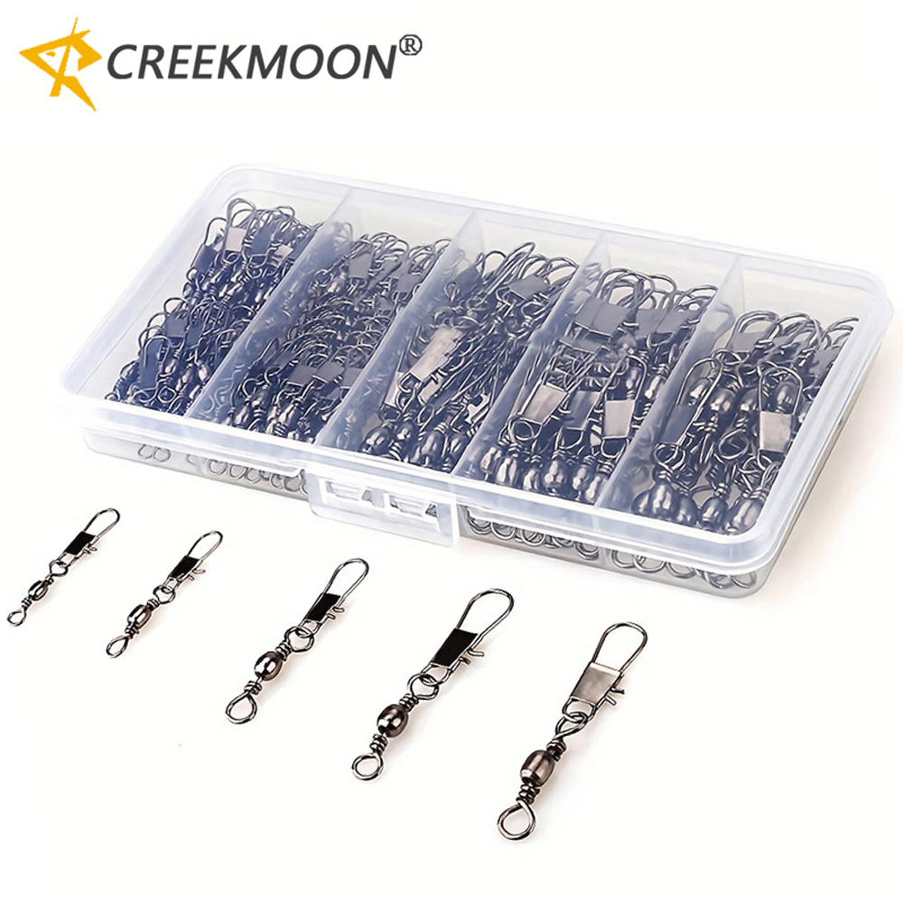 100Pcs/Lot 4#6#8#10#12# Swivel – обзор и цена Fishing Hook Stainless Steel