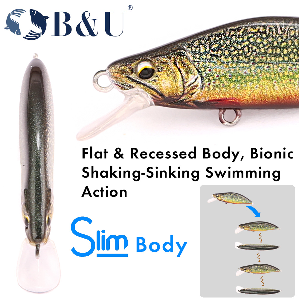 B&U Trout Pattern Hard Bait Si – обзор и цена Fishing Hook Assortment