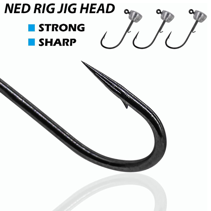 Mushroom Head Fishing Rigs Jig – обзор и цена Fishing Hook Weedless