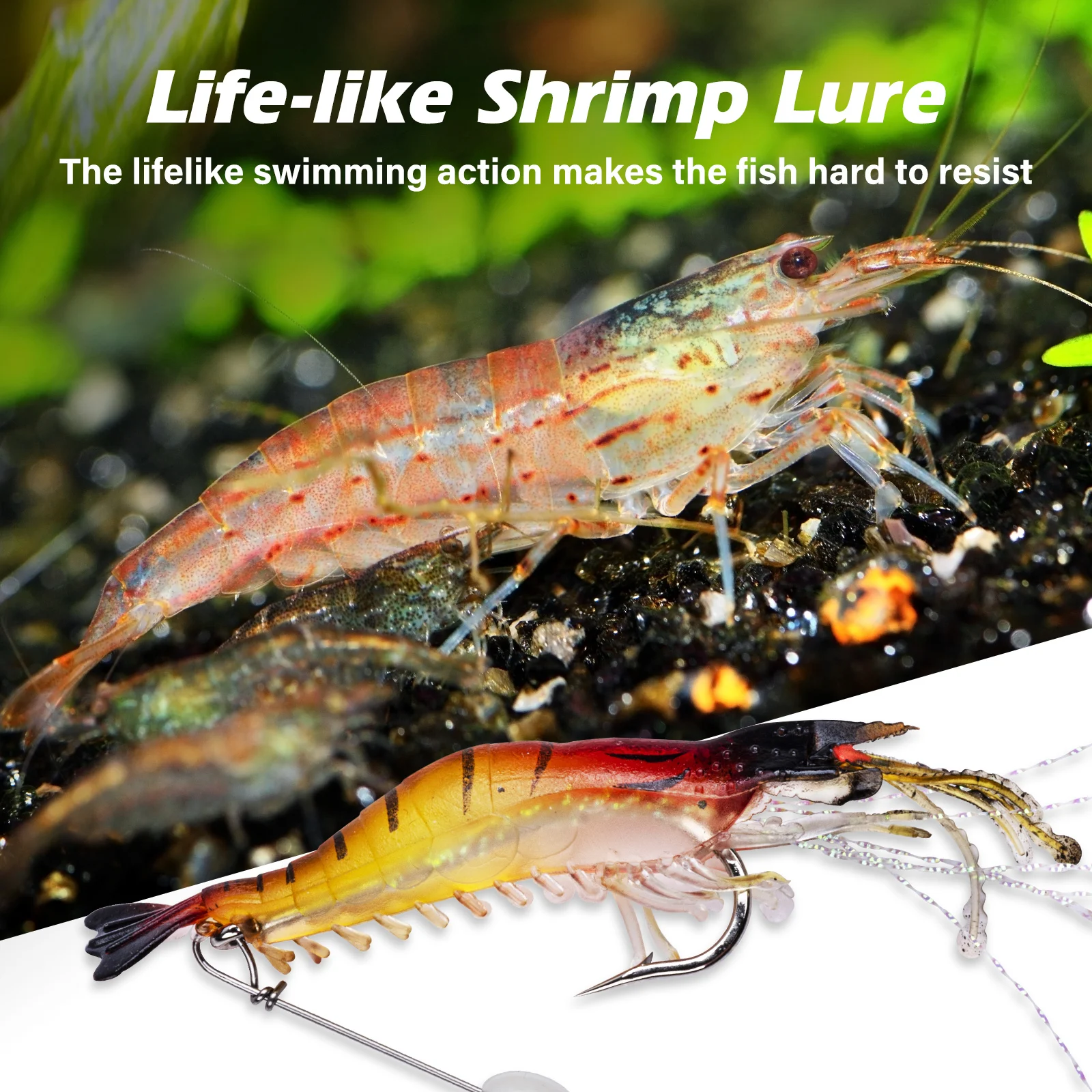 Goture Silicon Shrimp Fishing  – обзор и цена Fishing Hook Assortment