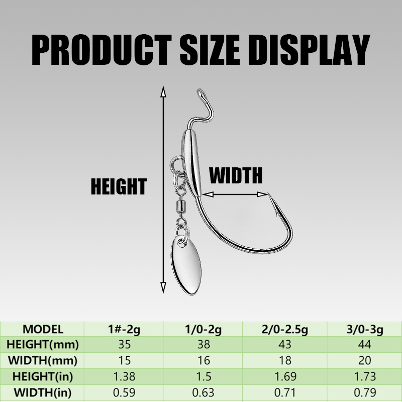 [TUODIAO]Crank Hook Jig Heads  – обзор и цена Fishing Hook Weedless