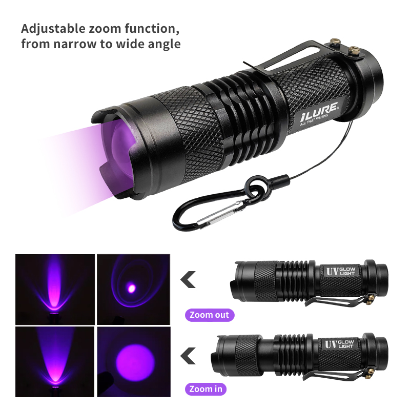 Mini UV Flashlight 395nm Ultra – обзор и цена Fishing Hook Jig