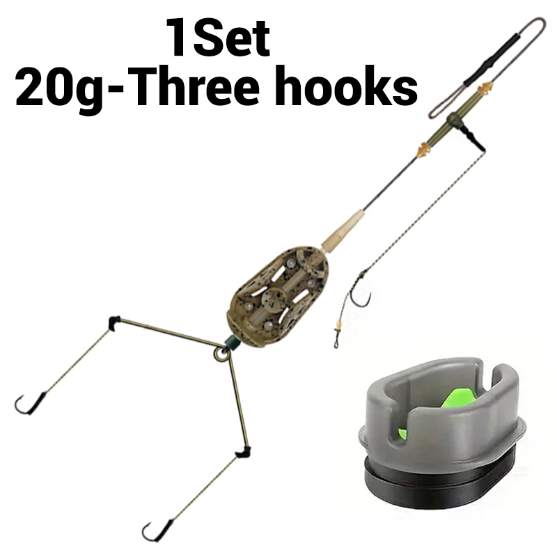 3 Hook Pre-tied Carp Hair Rigs – обзор и цена Fishing Hook Assortment