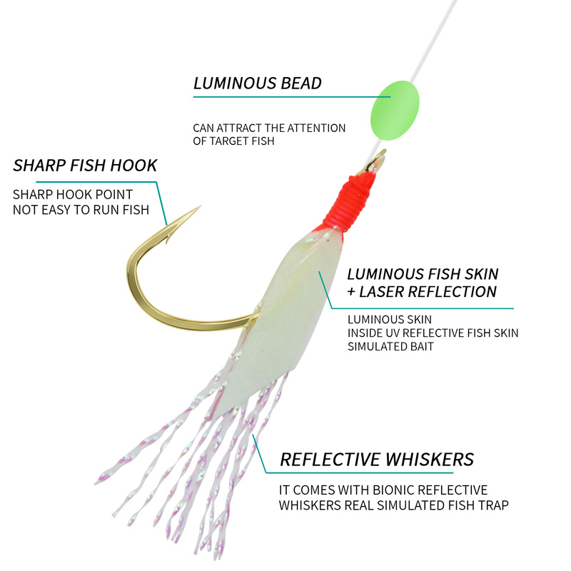 ZYZHE Fishing Sabiki Hook Lumi – обзор и цена Fishing Hook Assortment