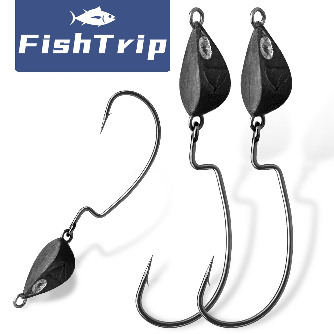FishTrip 10Pcs Jig Head Fishin – обзор и цена Fishing Hook Weedless