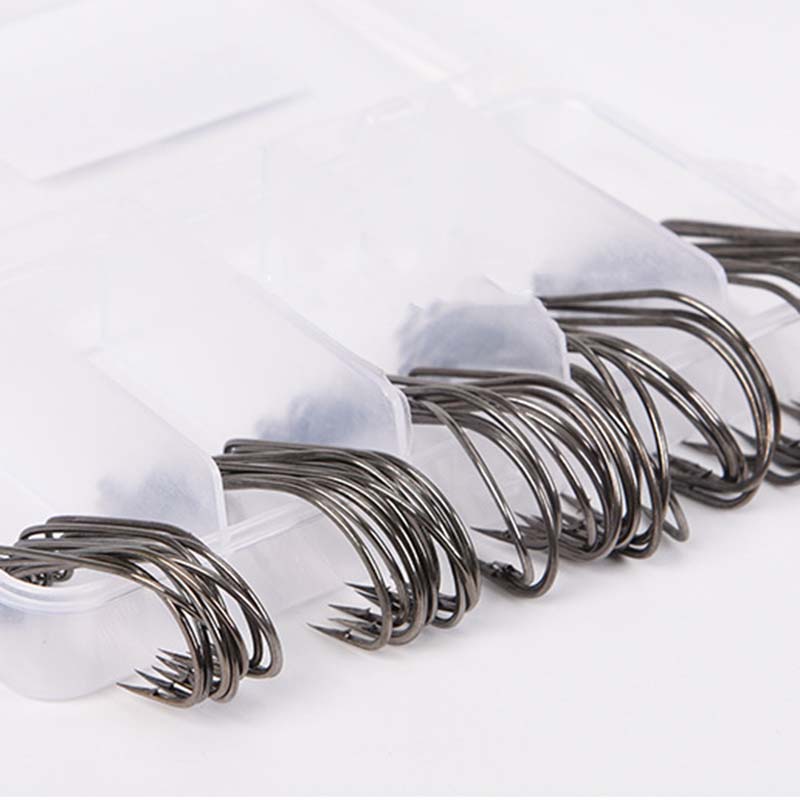50Pcs/Box High Carbon Steel Fi – обзор и цена Fishing Hook Box