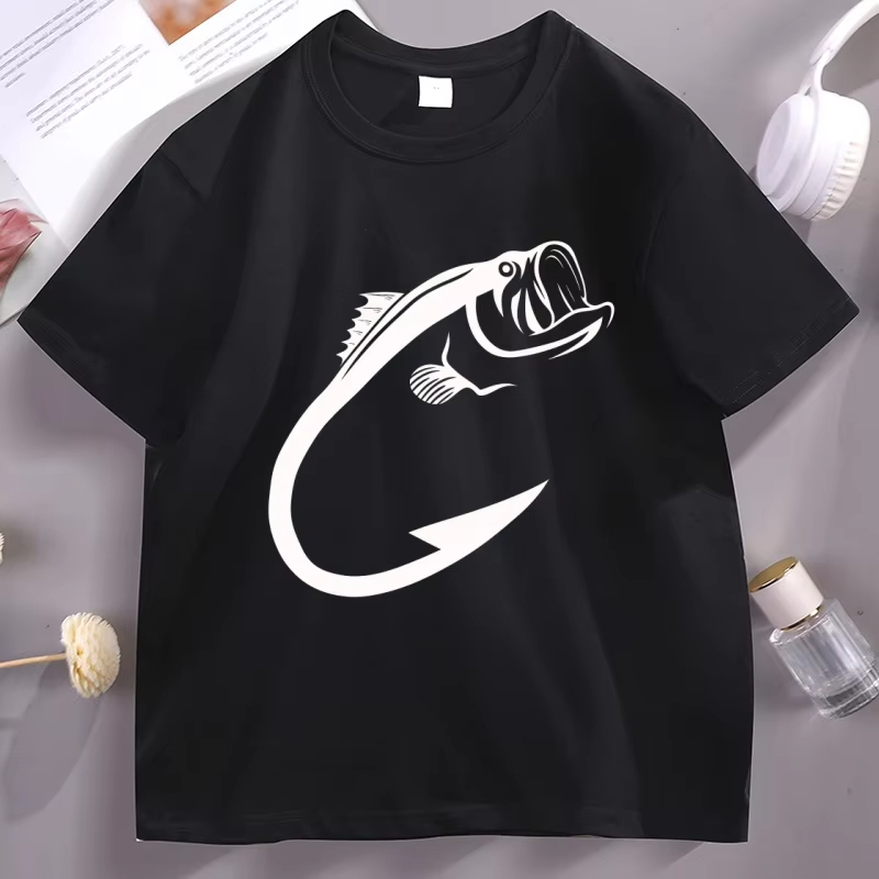Fishing Hook Graphic T Shirts  – обзор и цена Fishing Hook Size