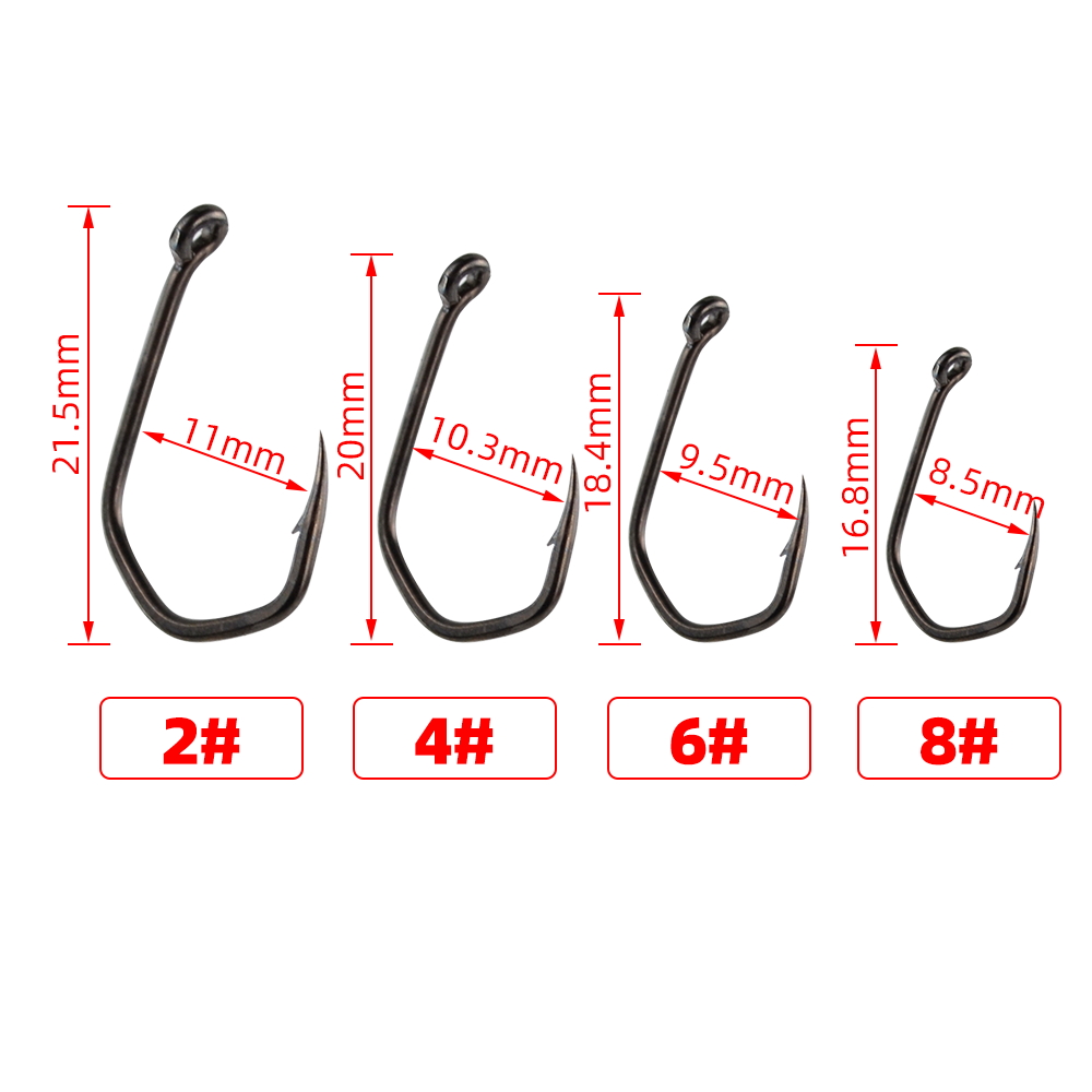 50pcs Carp Fishing Hooks Barbe – обзор и цена Fishing Hook Assortment