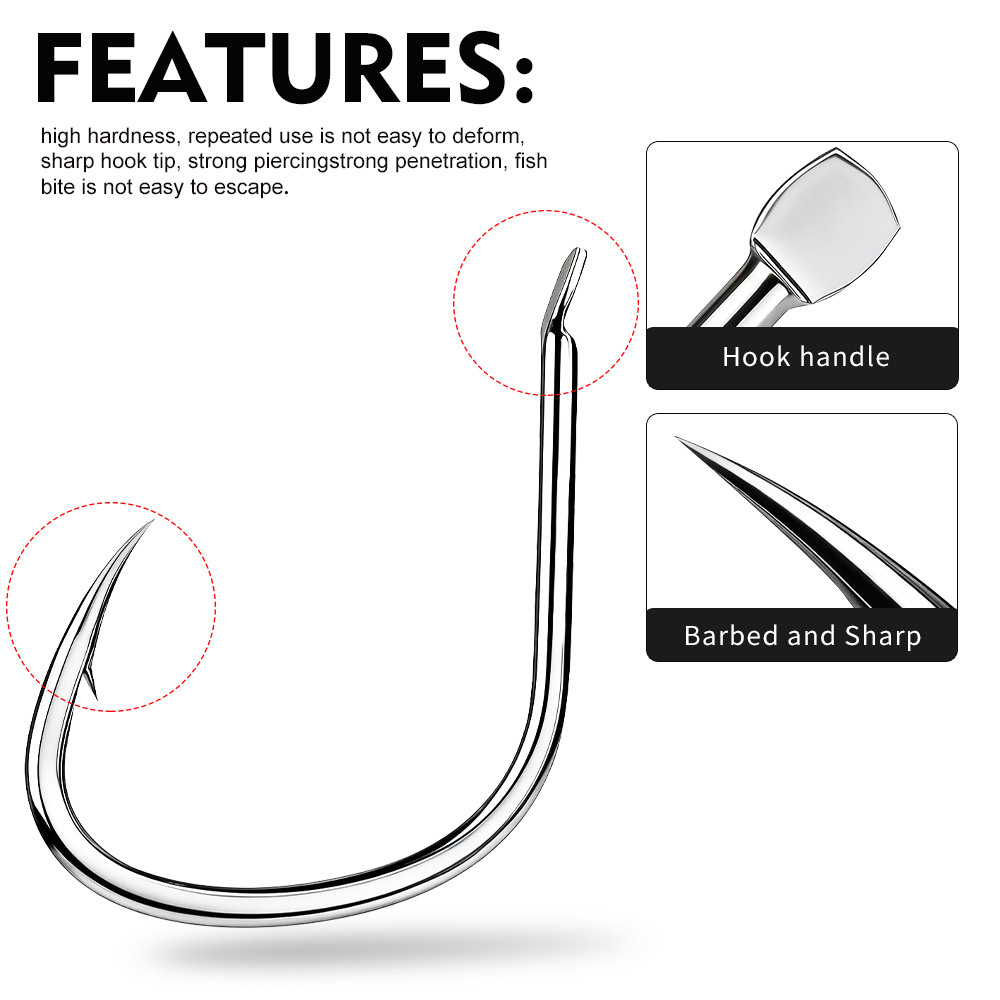 Proberos 20PCS/BOX High Carbon – обзор и цена Fishing Hook Circle