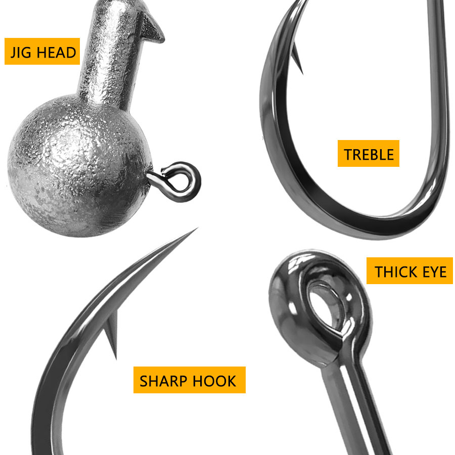 WODJYJ 1g 2g 3g 4g 5g 7g 8g 10 – обзор и цена Fishing Hook Offset