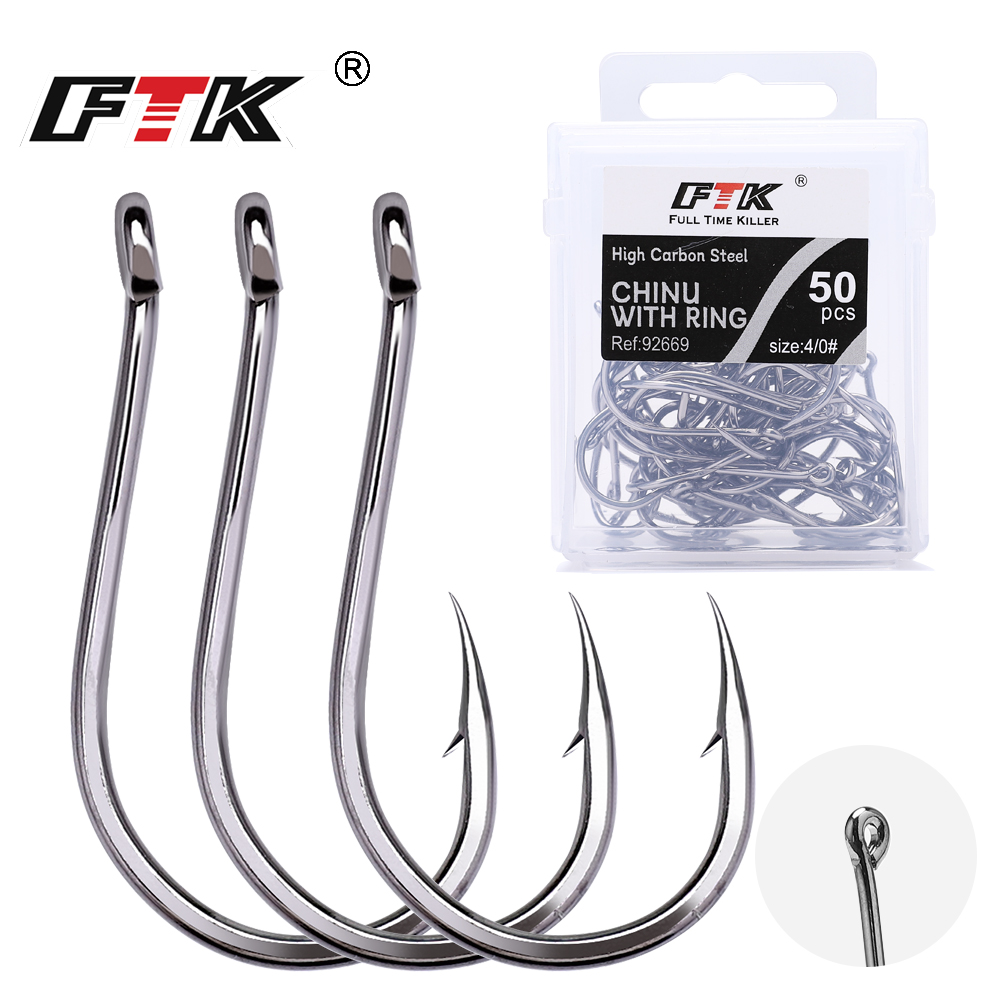 FTK 50-100Pcs/Box Fishing Hook – обзор и цена Fishing Hook Circle