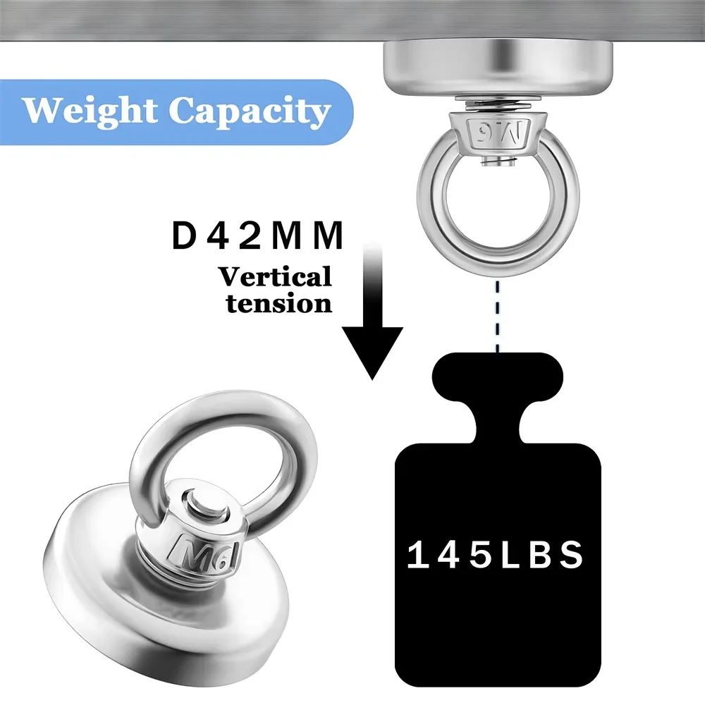 D16~D42mm Super Strong Neodymi – обзор и цена Fishing Hook Stainless Steel