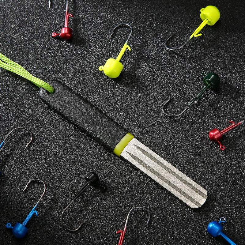 4 Colors Portable Outdoor Doub – обзор и цена Fishing Hook Sharpener