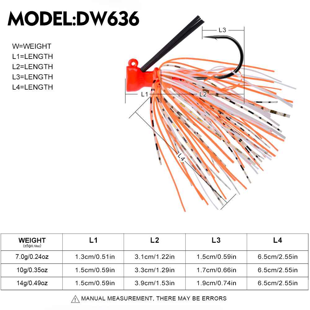 7G 10G 14G Jig Hook Fishing Lu – обзор и цена Fishing Hook Weedless