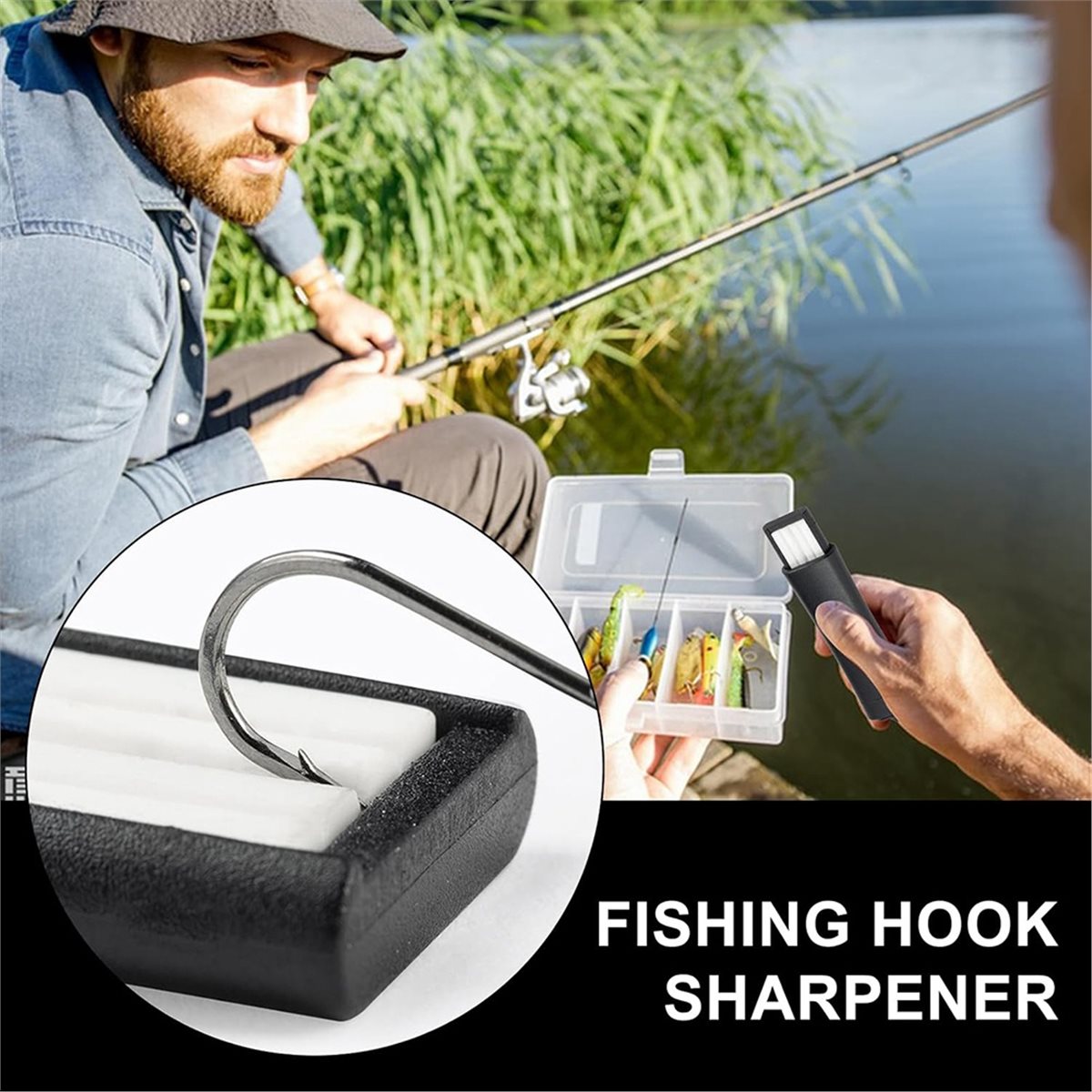 Fishing Hook Sharpener - Compa – обзор и цена Fishing Hook Sharpener