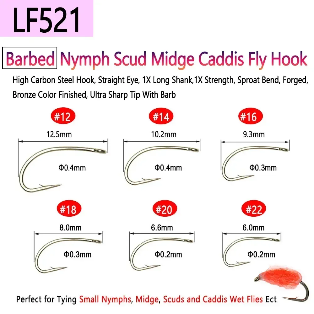 Bimoo 100PCS 1#~22# Barbed & B – обзор и цена Fishing Hook Barbless