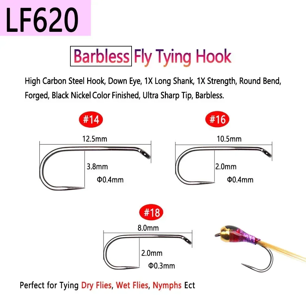 Bimoo 100PCS 1#~22# Barbed & B – обзор и цена Fishing Hook Barbless