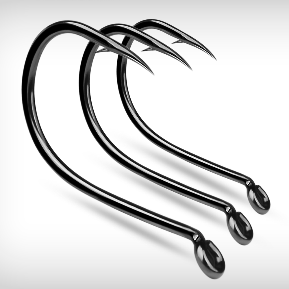 KATYUSHA  100PCS J Hooks 1/0-2 – обзор и цена Fishing Hook Offset