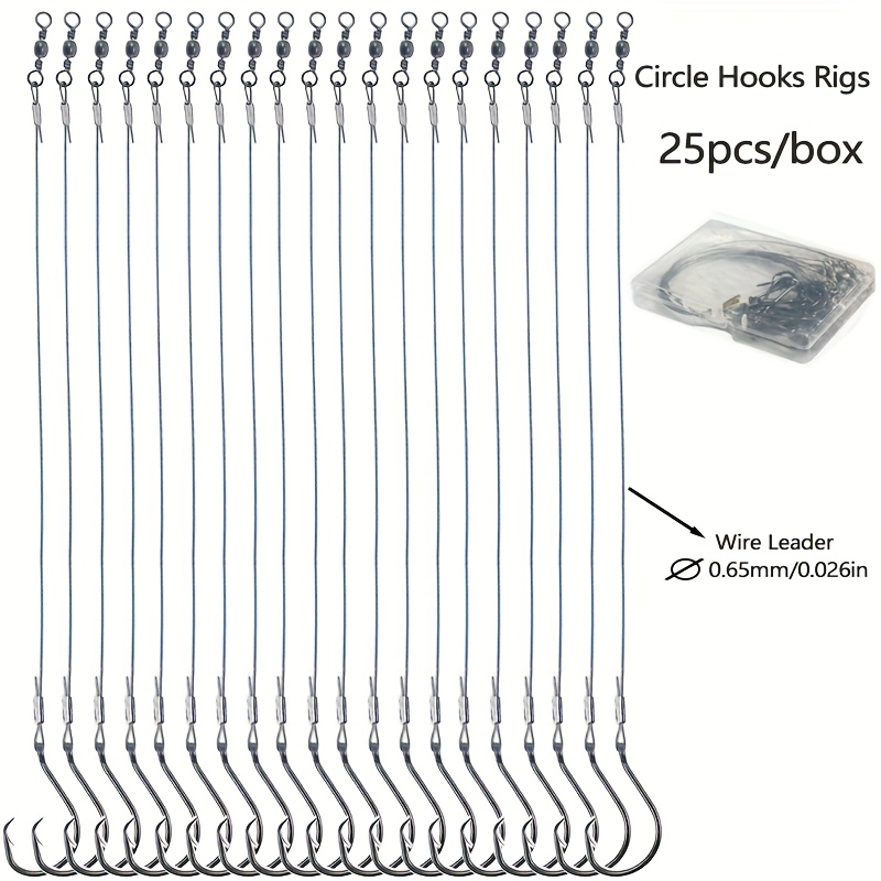 25pcs Heavy Duty Circle Hooks  – обзор и цена Fishing Hook Circle